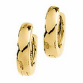 14K Yellow 9.5 mm Hinged Earrings